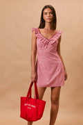 Sweetheart Western Gingham Mini Dress