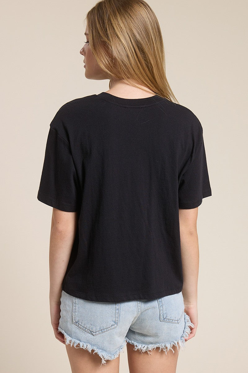 Western Vintage Cowboy Leopard Frame Graphic Tee