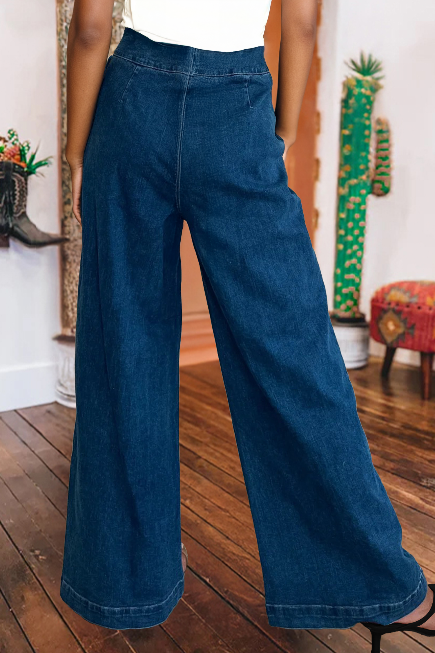 Western Hardware Denim Pants
