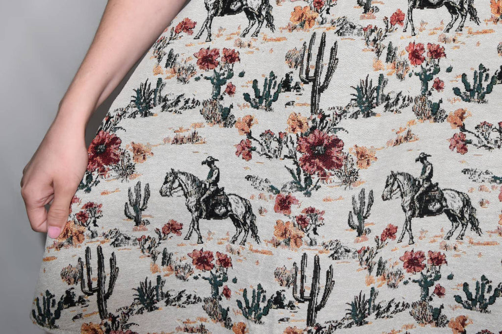 Desert Flower Ribbon Dress