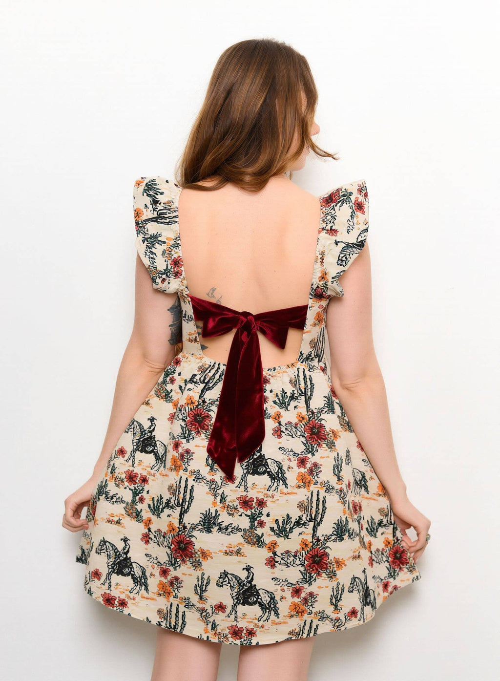 Desert Flower Ribbon Dress